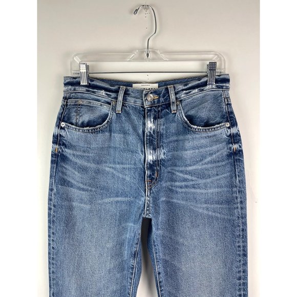 SLVRLAKE Light Blue Straight Leg Jeans - Picture 4 of 12